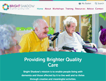 Tablet Screenshot of brightshadow.org.uk